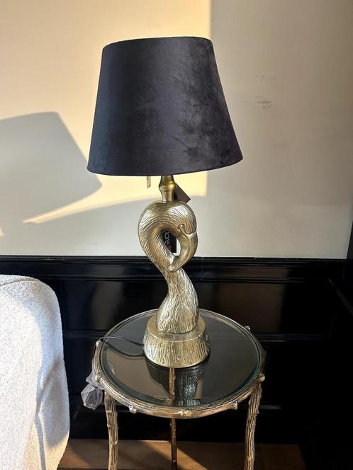 Lampenvoet goud in pelikaan vorm 2 stuks, Huis en Inrichting, Lampen | Tafellampen, Nieuw, 50 tot 75 cm, Ophalen