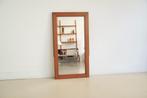 eiken Art Deco spiegel, Ophalen, Rechthoekig, 50 tot 100 cm, 100 tot 150 cm