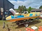 Rib met motor 40 Pk en trailer, Ophalen, Zo goed als nieuw