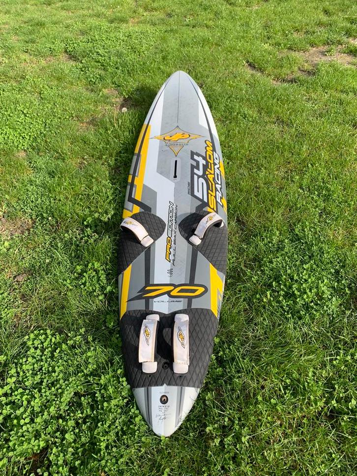 JP 54 Slalom 1x zgan 1x gebruikt 2008, Watersport en Boten, Windsurfen, Zo goed als nieuw, Plank, Minder dan 250 cm, Minder dan 5 m²