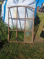 Oud boerderij raam van gietijzer, Ophalen, Gevelraam of Ruit, Gebruikt, Minder dan 80 cm