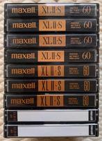 9 Maxell XLII-S60 cassettebanden XLIIS60 XLIIS XLII-S 60 C60, Cd's en Dvd's, Cassettebandjes, Gebruikt, 2 t/m 25 bandjes, Ophalen of Verzenden