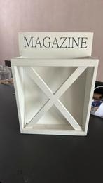 Magazine houder, Huis en Inrichting, Woonaccessoires | Krantenbakken en Lectuurbakken, Ophalen, Zo goed als nieuw