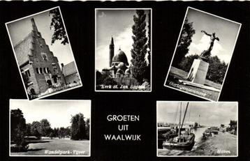 Groeten uit Waalwijk - 5 afb o.a. Haven - 1968 gelopen beschikbaar voor biedingen