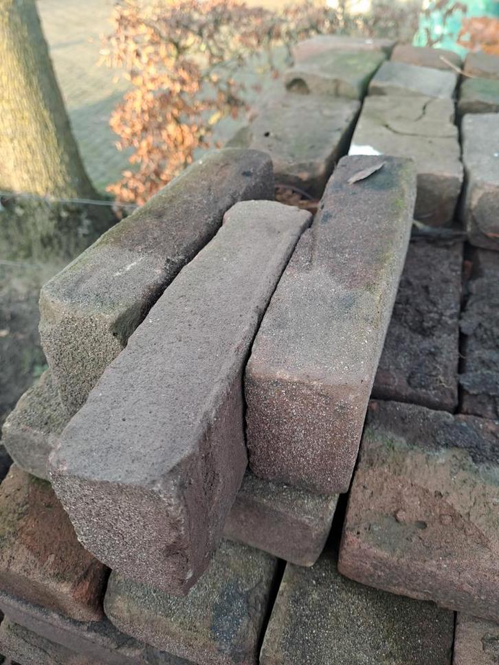 Gebakken Waaltjes - 28m2, Doe-het-zelf en Verbouw, Metselstenen, Gebruikt, Bakstenen, Ophalen