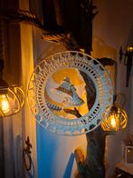 Gehaakte kerst decoratie (kerstklokken in gehaakte ring)en, Hobby en Vrije tijd, Breien en Haken, Ophalen of Verzenden, Nieuw