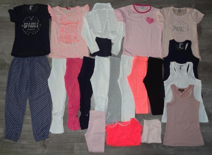 Pakket meisjes kleding maat 128 134, Kinderen en Baby's, Kinderkleding | Maat 128, Zo goed als nieuw, Meisje, Setje, Ophalen of Verzenden