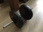 Prima  dumbbell met twee schijven van 2,5 kilo, Ophalen of Verzenden, Zo goed als nieuw, Dumbbell