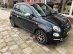 Fiat 500 1.0 70pk Hybrid 2020 Zwart, Voorwielaandrijving, 40 €/maand, Cabriolet, 4 stoelen