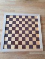 Houten Schaakbord, dambord, Hobby en Vrije tijd, Gezelschapsspellen | Bordspellen, Een of twee spelers, Ophalen of Verzenden, Zo goed als nieuw