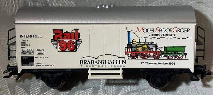 Märklin NS Interfrigo koelwagon Rail ‘96, Hobby en Vrije tijd, Modeltreinen | H0, Zo goed als nieuw, Wagon, Wisselstroom, Märklin