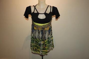 Save the Queen deels zijden tuniek uitlopend bandjes L beschikbaar voor biedingen