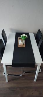 IKEA VIHALS white table, Huis en Inrichting, Tafels | Eettafels, Ophalen, 50 tot 100 cm, Zo goed als nieuw, Vijf personen of meer