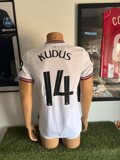 West Ham uitshirt 2023-2024 Kudus, Sport en Fitness, Voetbal, Zo goed als nieuw, Shirt, Maat S, Ophalen of Verzenden
