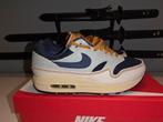 Nike Air Max 1 ’87 Denim Aura (maat 40,5), Kleding | Heren, Schoenen, Ophalen of Verzenden, Nieuw, Blauw