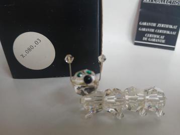 Goldina Art Collection kristallen rups beschikbaar voor biedingen