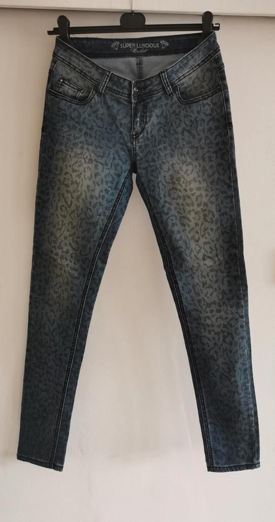Coolcat spijkerbroek met dierenprint mt. M, Kleding | Dames, Spijkerbroeken en Jeans, Nieuw, W30 - W32 (confectie 38/40), Blauw