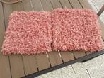 Set kussenhoezen  oud roze met heel iets glitter, Huis en Inrichting, Woonaccessoires | Kussens, Ophalen, Gebruikt, Roze, Vierkant