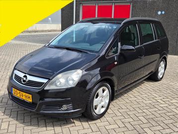 Opel Zafira 1.8 2006 Zwart NIEUWE APK / 7 PERSOONS !!! beschikbaar voor biedingen