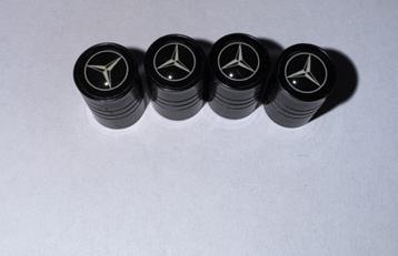 Mercedes ventieldopjes zwart set van 4 beschikbaar voor biedingen