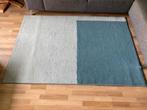 Ikea Stillebäk tapijt 133x95cm, blauw/grijs, 100 tot 150 cm, 150 tot 200 cm, Gebruikt, Rechthoekig