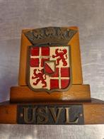 Vintage USVL Spaarpot met Wapen van Utrecht, Ophalen of Verzenden