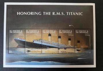 Postzegelvel ‘Honoring the R.M.S. Titanic’ beschikbaar voor biedingen