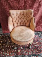 vintage, antieke, boudoir fauteuil, Huis en Inrichting, Fauteuils, Ophalen, Gebruikt, Minder dan 50 cm