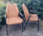 2-delige  Stoelen Set (Suede/Leer), Twee, Overige kleuren, Leer, Ophalen of Verzenden