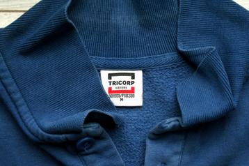 Tricorp Polo met lange mouwen en bedrijfsopdruk (blauw, M) beschikbaar voor biedingen