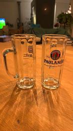 Halve liter pullen Paulaner, Ophalen of Verzenden, Zo goed als nieuw, Bierglas