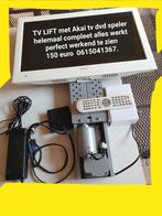 TV LIFT met Akai tv dvdspeler alles werkt perfect ., Ophalen of Verzenden, Gebruikt, Minder dan 400x