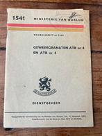 KL voorschrift garand Enfield geweergranaten anti tank, Verzamelen, Militaria | Tweede Wereldoorlog, Nederland, Landmacht, Verzenden