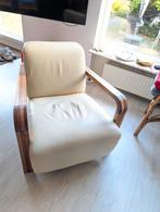 2 creme kleurige Leolux fauteuils, Huis en Inrichting, Fauteuils, Ophalen, Gebruikt, 75 tot 100 cm, 50 tot 75 cm