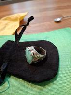 LARIMAR   ,Antieke  zilveren ring, Antiek en Kunst, Ophalen of Verzenden