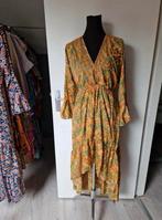 Zijden Maxi Jurk Boho Ibiza Stijl - Maat 38 (M), Maat 38/40 (M), Overige kleuren, Nieuw, Ophalen of Verzenden