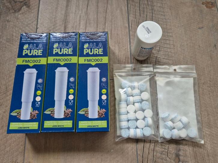 Waterfilters en Reinigingstabletten voor o.a. Jura, Witgoed en Apparatuur, Koffiemachine-accessoires, Nieuw, Ophalen of Verzenden
