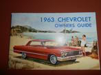Chevrolet 1963 instruktieboekje, Ophalen of Verzenden