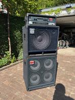SWR WorkingMan Full Stack incl racktuner, Ophalen, Gebruikt, Basgitaar, 100 watt of meer