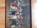 3x schilderij geborduurd Rembrand Nachtwacht Bomschuit, Ophalen of Verzenden