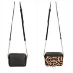 DKNY Donna Karan leren tas crossbody leopard panter vacht, Sieraden, Tassen en Uiterlijk, Tassen | Schoudertassen, Verzenden, Zo goed als nieuw