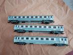 Hornby sncf 3x  €19,75  + verlichting o v fleischmann roco, Gebruikt, Gelijkstroom, Bachmann, Wagon