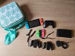 Nintendo Switch met extra set joycons, pro controller & case, Ophalen, Zo goed als nieuw, Met 2 controllers, Switch Original