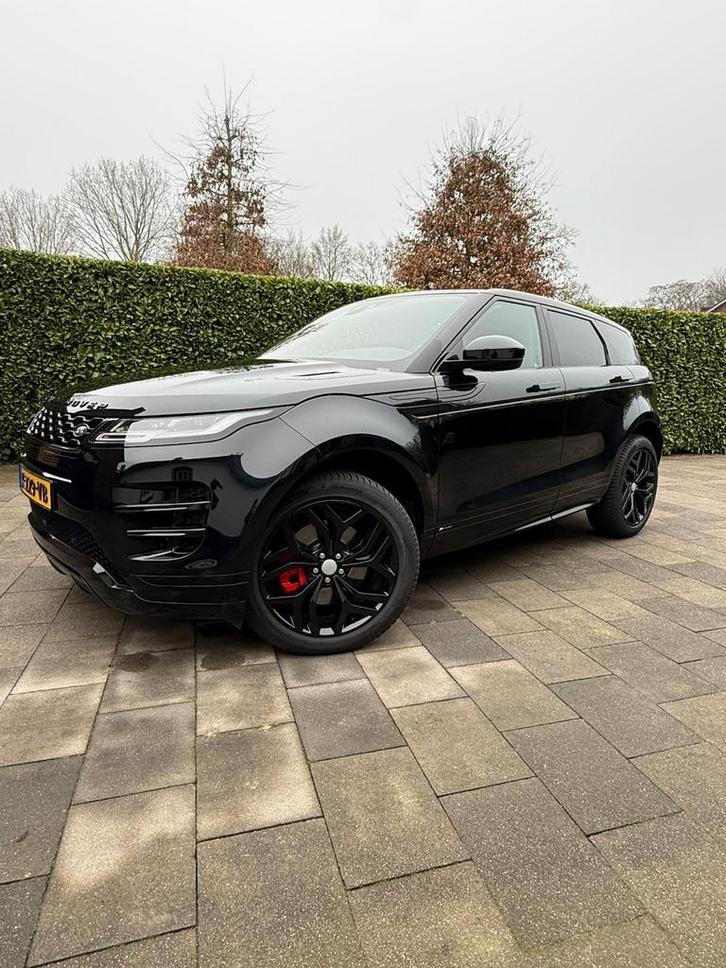 Range Rover Evoque P200 R-Dynamic AWD 2020 Zwart, Auto's, Land Rover, Particulier, 4x4, ABS, Achteruitrijcamera, Adaptieve lichten