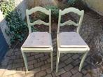 Twee Brocante stoeltjes, Ophalen
