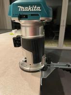 Makita DRT50 Kantenfrees - Zo goed als nieuw, Kantenfrees, Accu, Nieuw, Ophalen of Verzenden