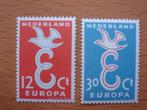 NVPH 713 en 714 Europa zegels 1958 Postfris, Ophalen of Verzenden, Na 1940, Postfris