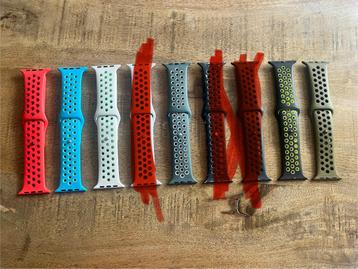9 originele Apple Watch Nike bandjes M/L 42/44/45/46 mm beschikbaar voor biedingen