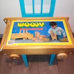 Vintage houten blokkendoos Woody, Kinderen en Baby's, Ophalen, Gebruikt, Overige typen