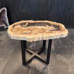 salontafel versteend hout, Huis en Inrichting, Tafels | Salontafels, Ophalen, Overige materialen, Petrified wood, Nieuw